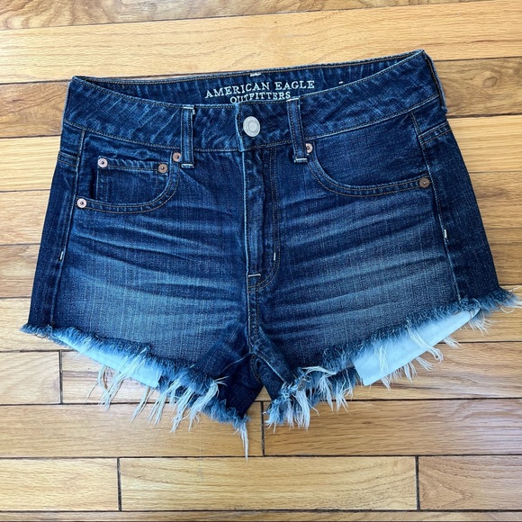 American Eagle Outfitters Pants - American eagle hi-rise festival cutoff denim jean shorts